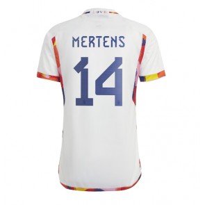 Maillot de foot Belgique Dries Mertens #14 Extérieur Monde 2022 Manches Courte